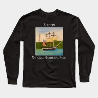 Boston National Historical Park, Old Ironsides Long Sleeve T-Shirt